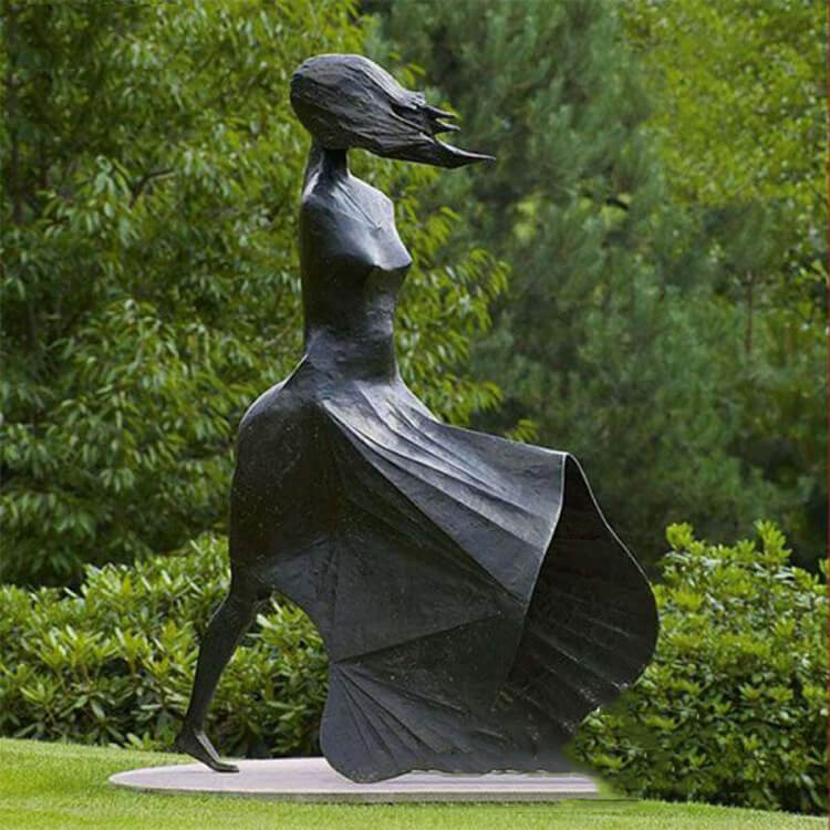 Abstract Women Bronze Garden Statues For Sale - SevenTreeSculpture