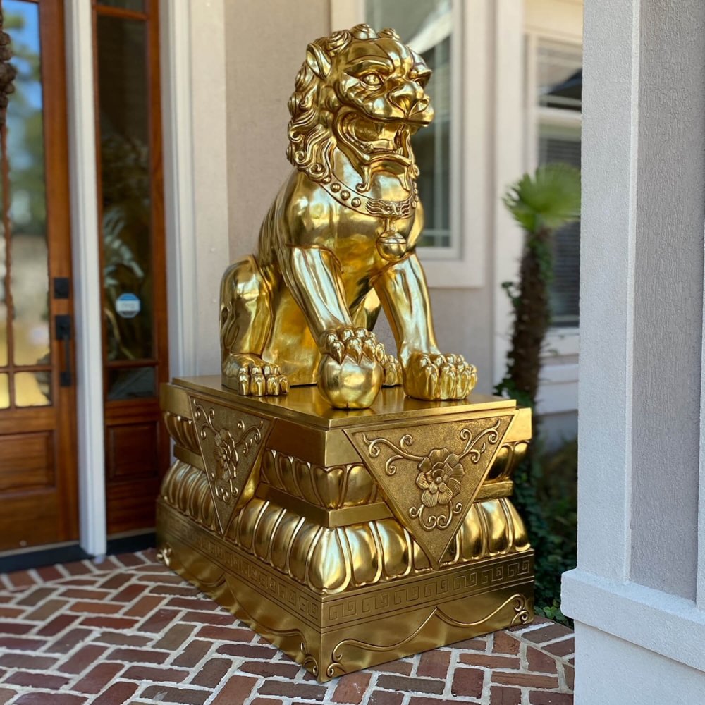 Factory Supply Brass Fudog Statue For Sale