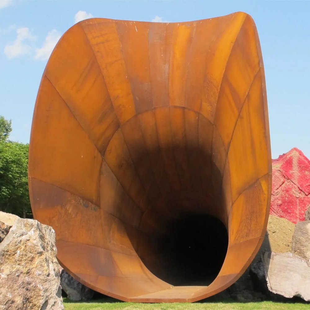 Anish Kapoor Stainless Steel Dirty Corner Sculpture For Sale - Image 3